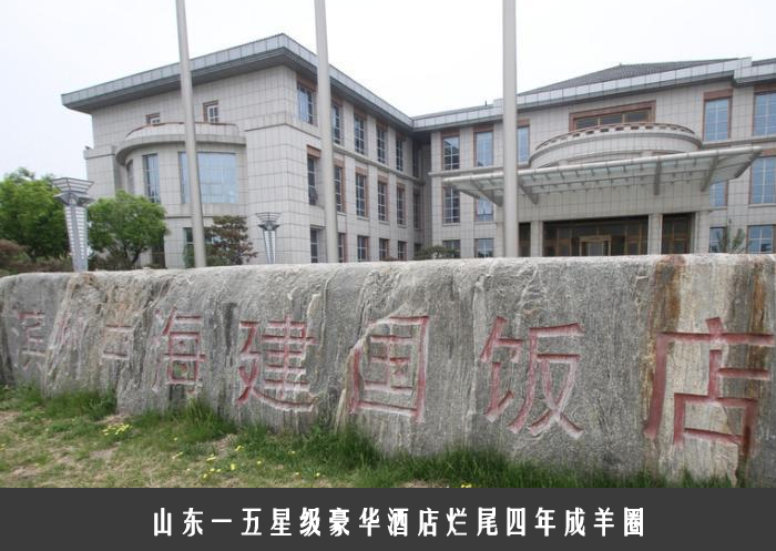 山东一五星级豪华酒店烂尾四年成羊圈